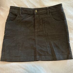 BDG urban outfitters corduroy olive brown mini jean skirt size 0